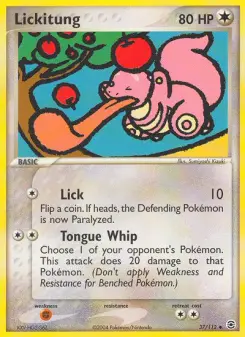 Lickitung, FireRed & LeafGreen #37/112