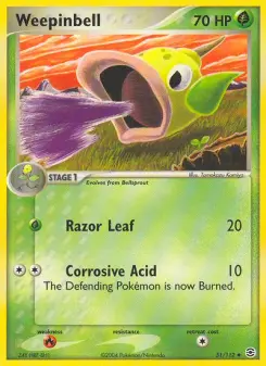 Weepinbell, FireRed & LeafGreen #51/112
