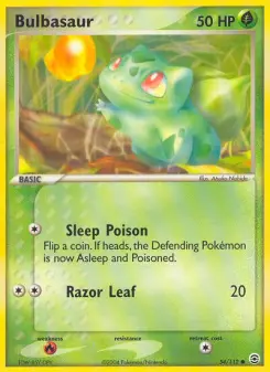 Bulbasaur, FireRed & LeafGreen #54/112