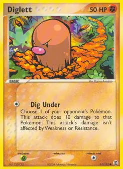 Diglett, FireRed & LeafGreen #61/112