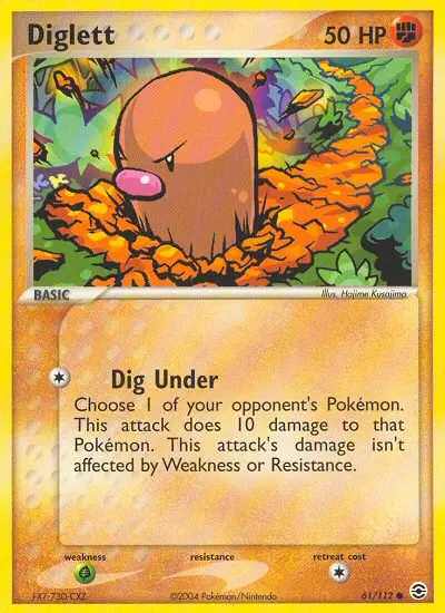 Diglett, FireRed & LeafGreen #61