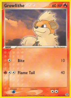 Growlithe, FireRed & LeafGreen #64/112