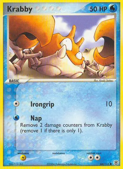 Krabby, FireRed & LeafGreen #66