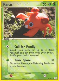 Paras, FireRed & LeafGreen #72/112