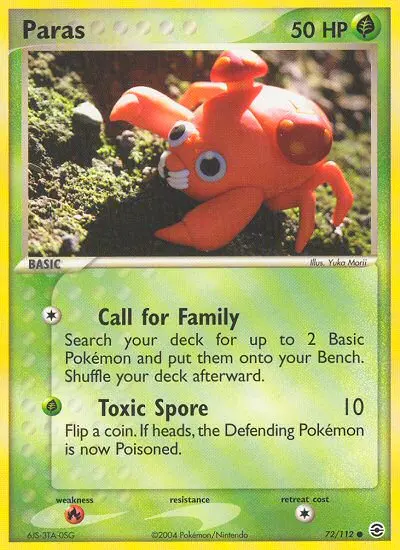 Paras, FireRed & LeafGreen #72
