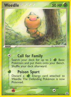 Weedle, FireRed & LeafGreen #86/112