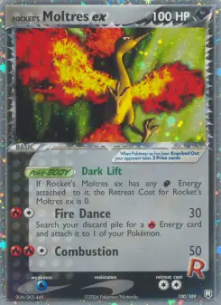 Rocket's Moltres ex, Team Rocket Returns #100/109