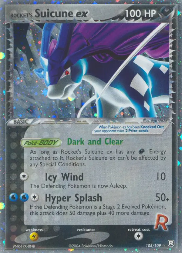 Rocket's Suicune ex, Team Rocket Returns #105
