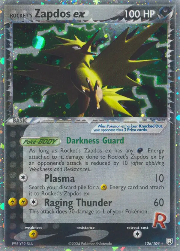 Rocket's Zapdos ex, Team Rocket Returns #106