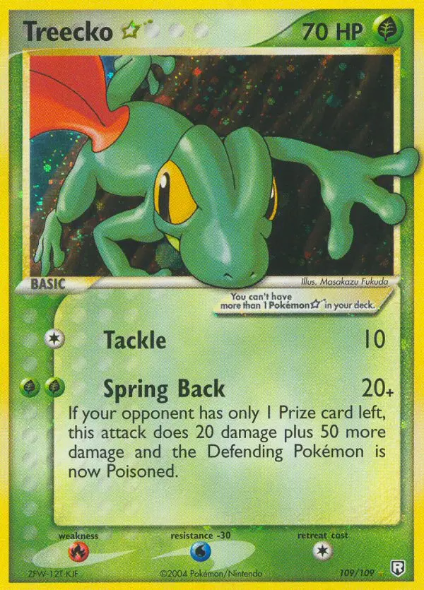 Treecko ☆, Team Rocket Returns #109
