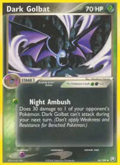 Dark Golbat, Team Rocket Returns #34/109