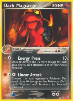 Dark Magcargo, Team Rocket Returns #38/109