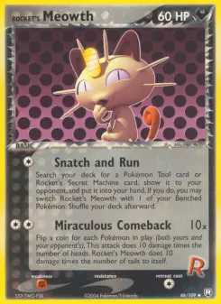 Rocket's Meowth, Team Rocket Returns #46/109