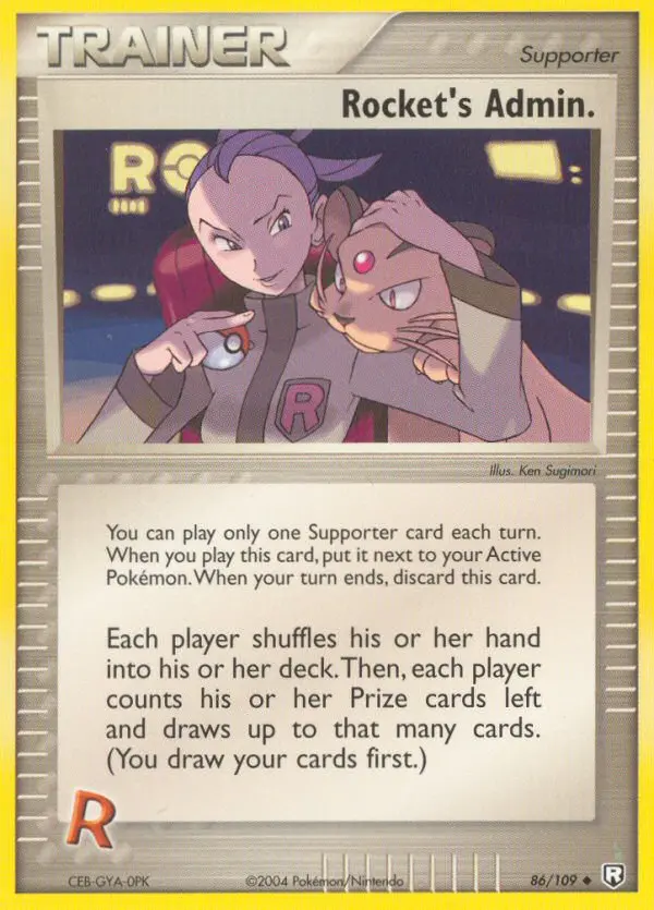 Rocket's Admin., Team Rocket Returns #86
