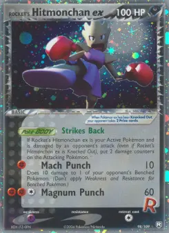 Rocket's Hitmonchan ex, Team Rocket Returns #98/109