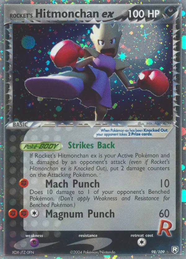 Rocket's Hitmonchan ex, Team Rocket Returns #98