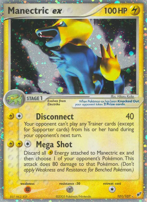 Manectric ex, Deoxys #101