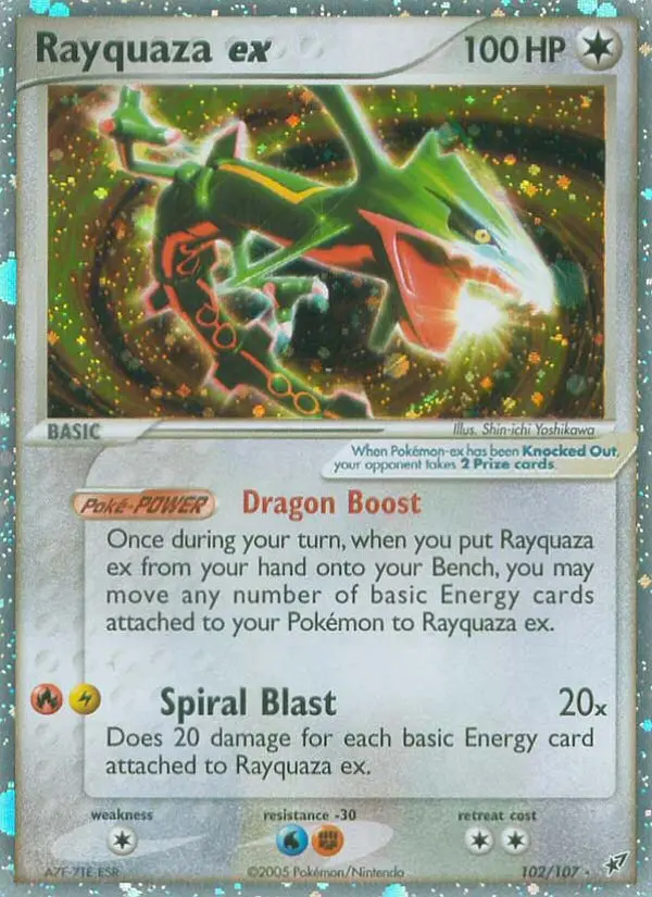Rayquaza ex, Deoxys #102