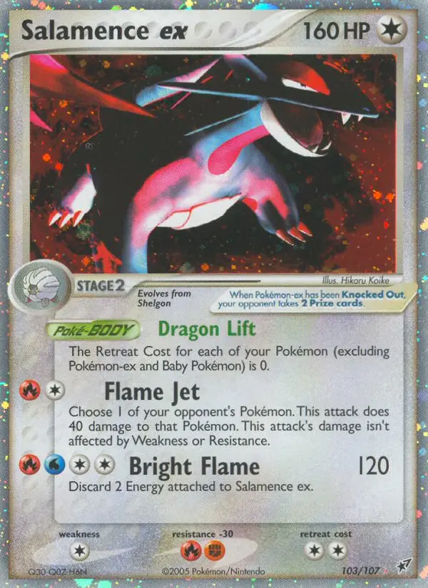 Salamence ex, Deoxys #103