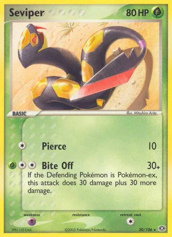 Seviper, Emerald #20