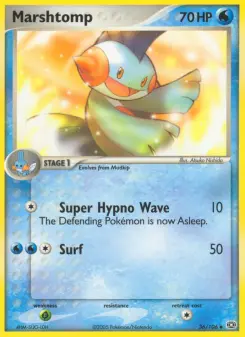 Marshtomp, Emerald #36/106