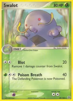 Swalot, Emerald #40/106