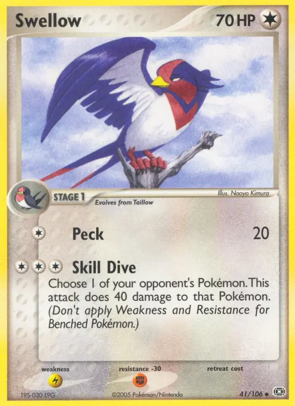 Swellow, Emerald #41