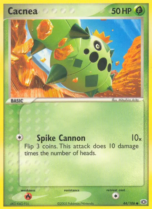 Cacnea, Emerald #44