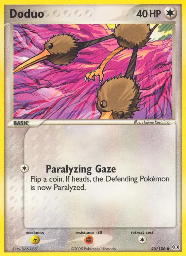 Doduo, Emerald #45
