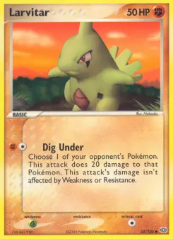 Larvitar, Emerald #52/106