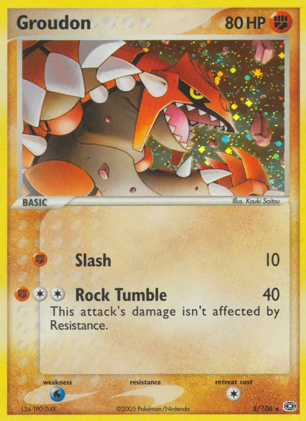 Groudon, Emerald #5