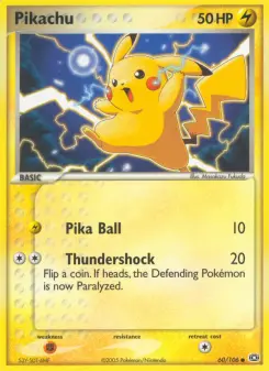 Pikachu, Emerald #60/106