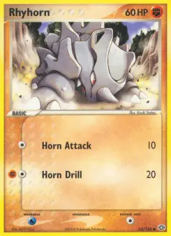 Rhyhorn, Emerald #62/106