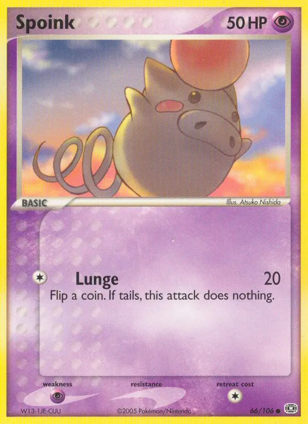 Spoink, Emerald #66