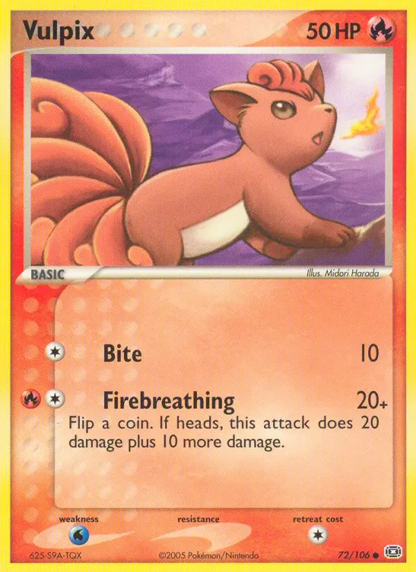 Vulpix, Emerald #72