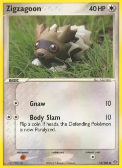 Zigzagoon, Emerald #74/106