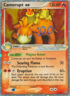 Camerupt ex, Emerald #92/106