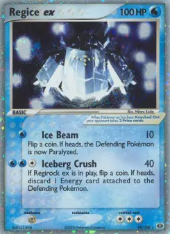 Regice ex, Emerald #98/106