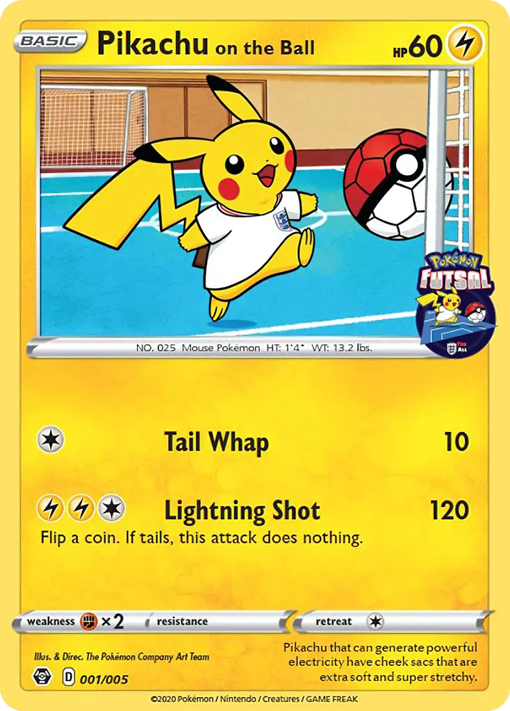 Pikachu on the Ball, Pokémon Futsal 2020 #1