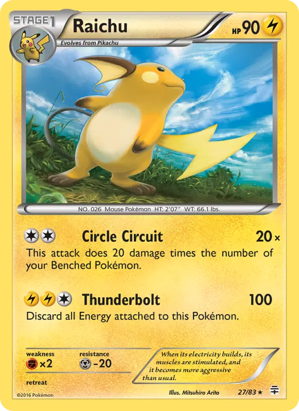 Raichu, Generations #27