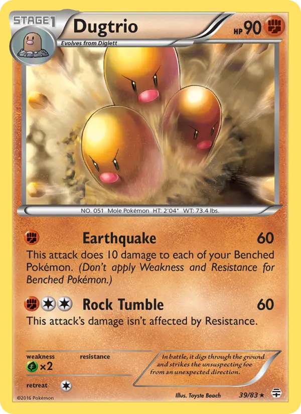 Dugtrio, Generations #39