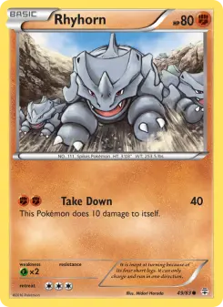 Rhyhorn, Generations #49/83