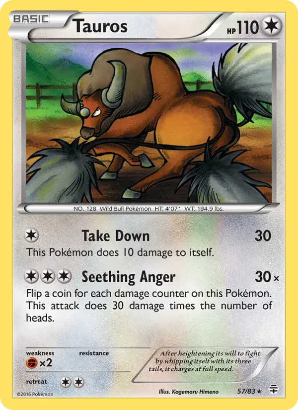 Tauros, Generations #57