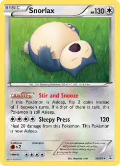 Snorlax, Generations #58/83