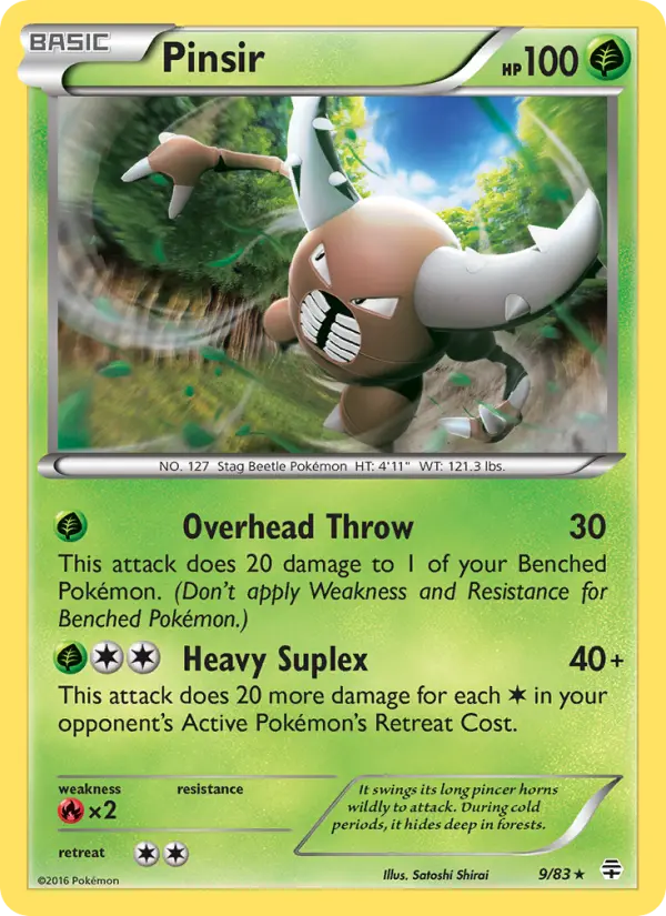 Pinsir, Generations #9