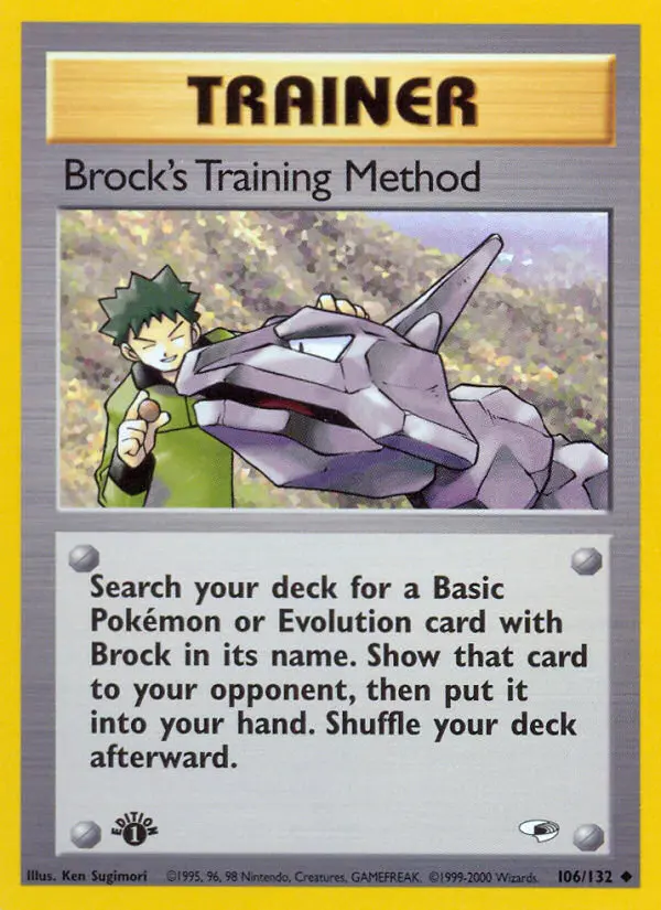 Brock's Training Method, Gym Heroes #106