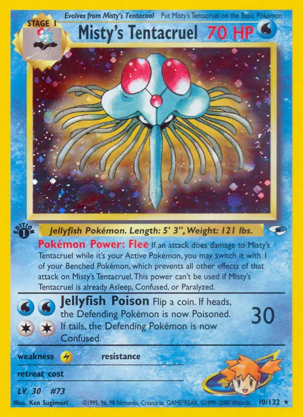 Misty's Tentacruel, Gym Heroes #10