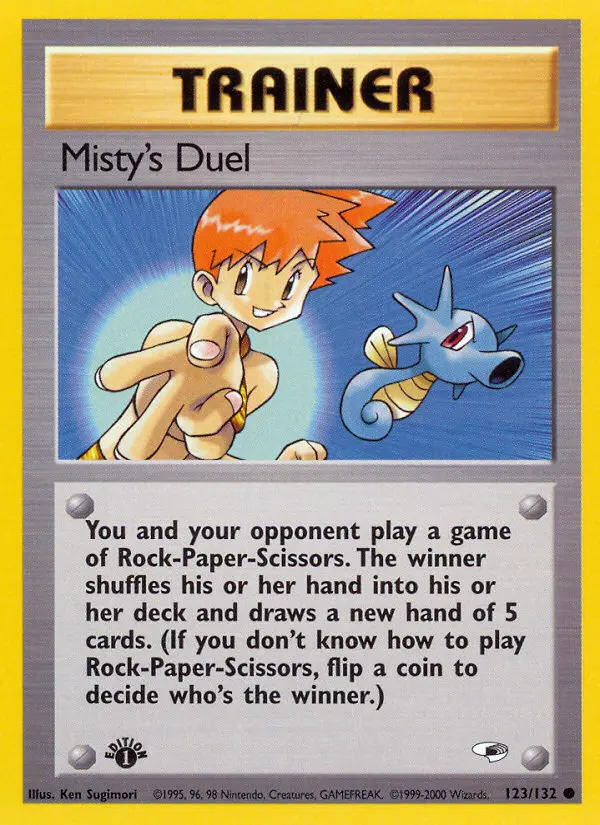 Misty's Duel, Gym Heroes #123