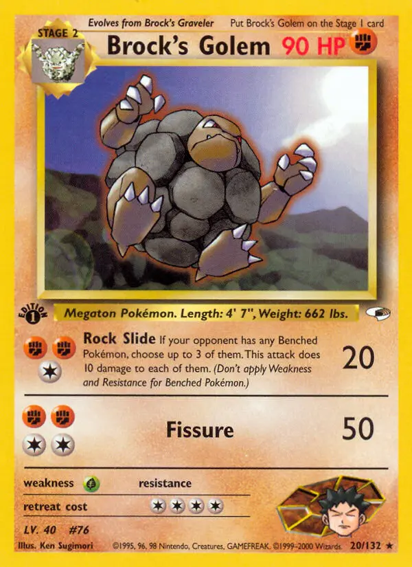 Brock's Golem, Gym Heroes #20