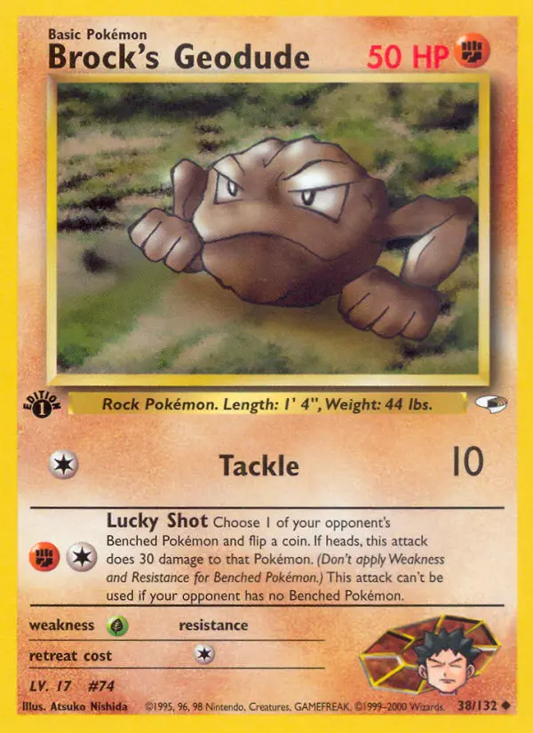 Brock's Geodude, Gym Heroes #38